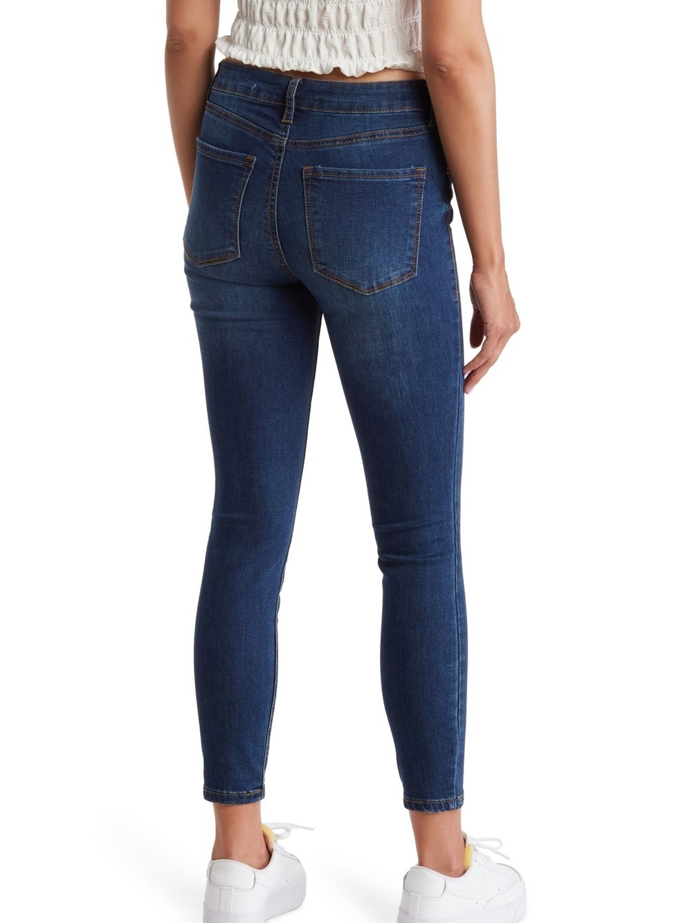 STS Blue Dark Indigo Ellie High-Rise Ankle Skinny Jeans - Picture 2 of 3